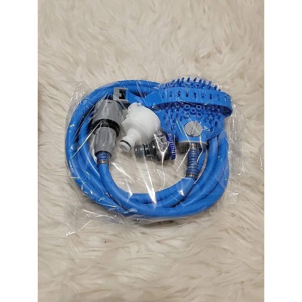Pet Bathing Tool Scrubber And Water Sprayer Easy Install Faster Dog Baths NEW